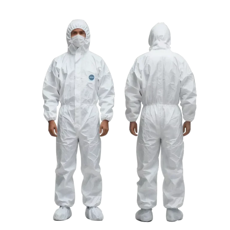 Chemical-Resistant-Hazmat-Suit-Microporous-Nonwoven-Fabric-Disposable-Protection-Coverall