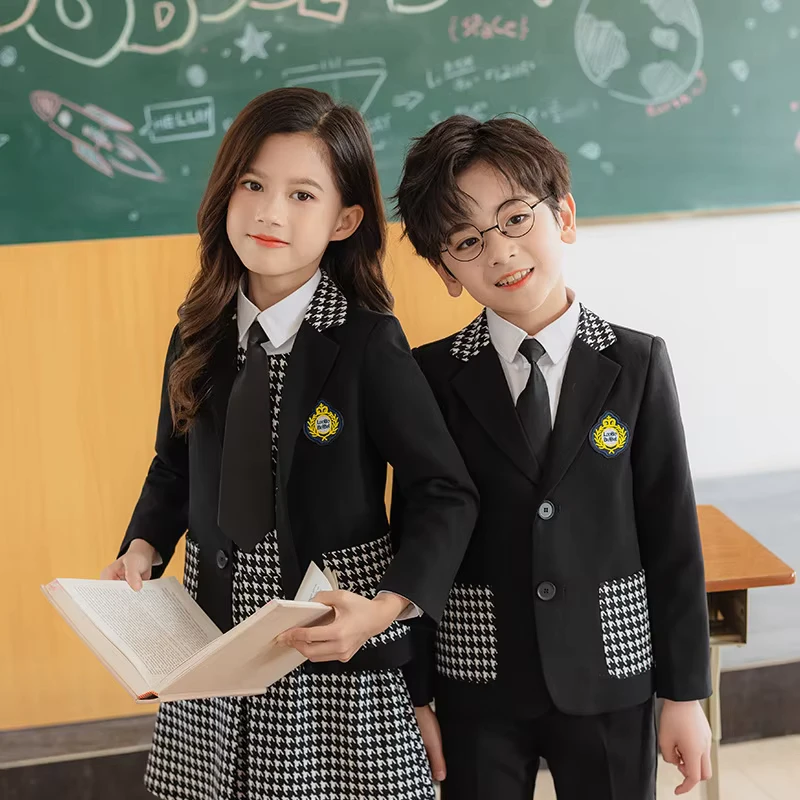 Children Boys School Uniform Sets Polyester Sportswear
