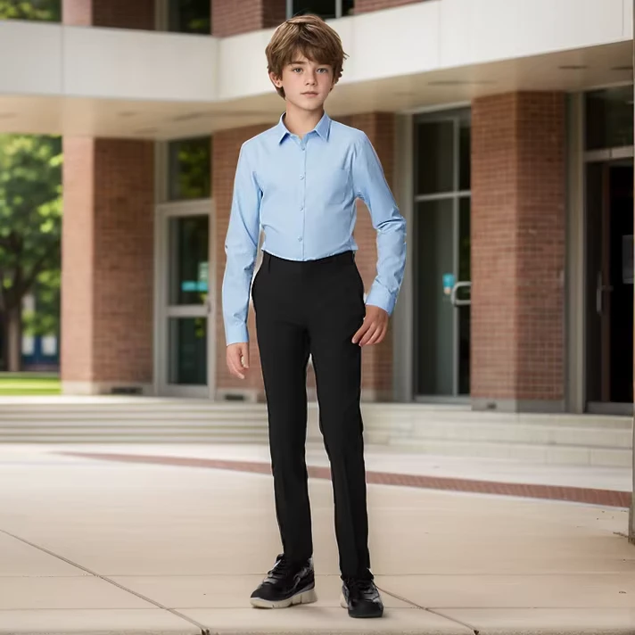 Children-School-Uniform-Set-for-Boys-and-Girls-Clothes-Wear-School-Uniform-Pants-School-Trousers-Shirt-Set-for-Student-Kid