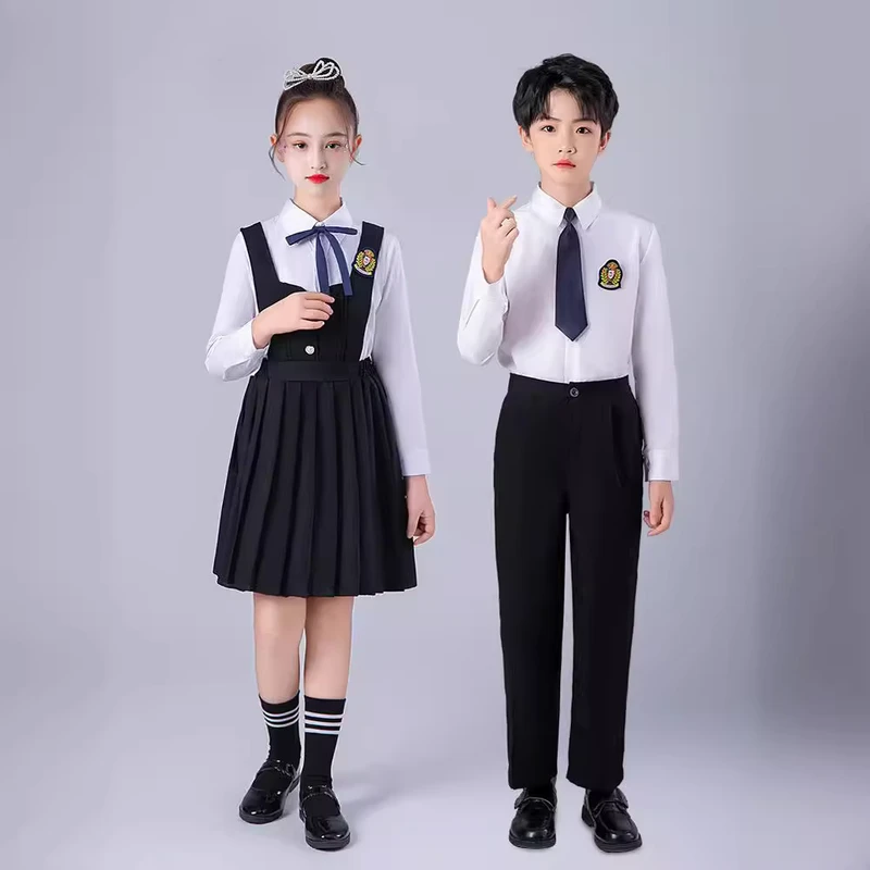 Children's Primary and Secondary School Uniform Suit Performance Uniform College Style Class Uniform