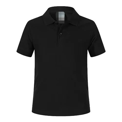 Children's Summer Solid Color 100% Cotton 220G High End Short Sleeved POLO Shirt OEM Logo Customized T shirt