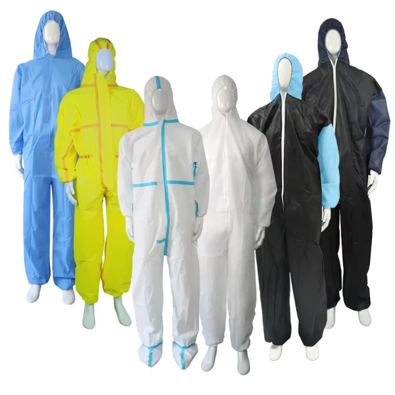 China-Factory-Disposable-Type-5-6-Standard-Protective-Coveralls-Disposable-Coverall-Disposable-Jumpsuit-Waterproof
