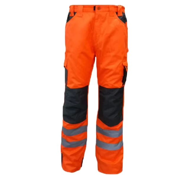 China-Manufacture-European-Work-Clothes-High-Visibility-Cargo-Pants-With-Knee-Patch