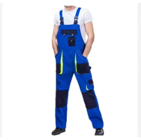 China Manufacturer Low Price Good Quality Fire Resistant Bib Overalls FR Pants for Men Class 1 Reflective Safety Work Pants
