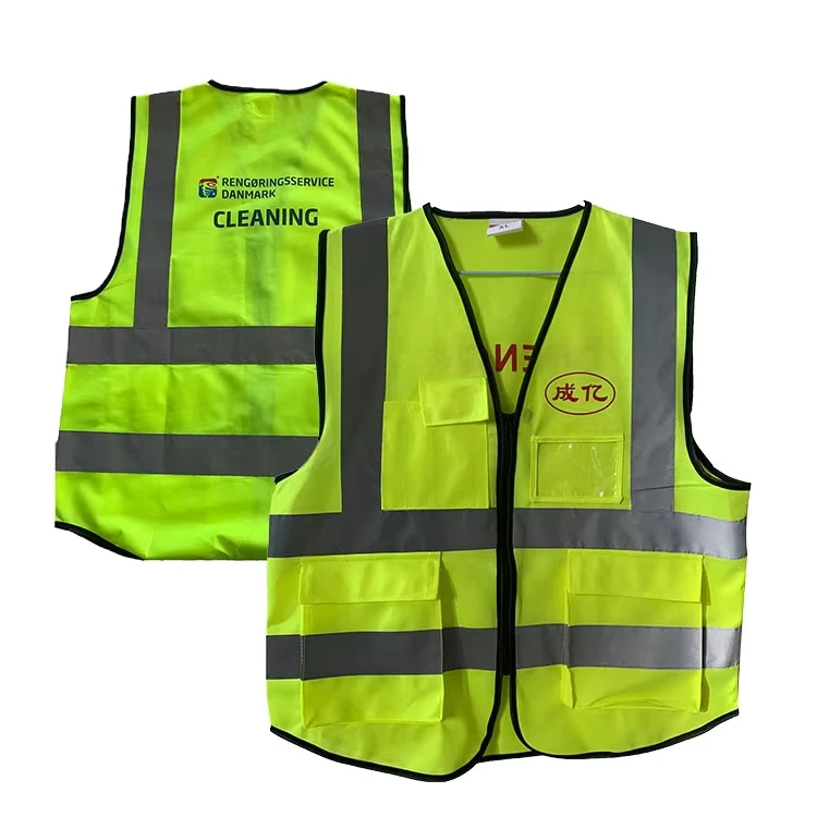 China Professional Manufacturer Reflective Strip Outside Running Safety Hi Vis Vest