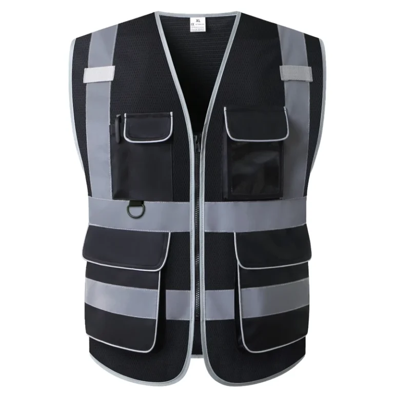 Class-2-High-Visibility-Reflective-Safety-Vest-with-Reflective-Strips-and-Zipper-Front-for-Construction-and-Road-Work
