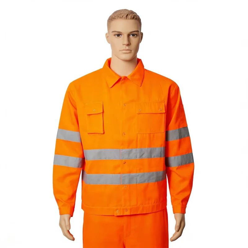 Class 3 Hi Vis Reflective Safety T Shirt with Twin Chest Pockets and Customized Logo for Construction Road Work Surveyor