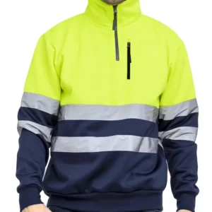 Class 3 High Visibility Sweatshirt Hooded Pullover