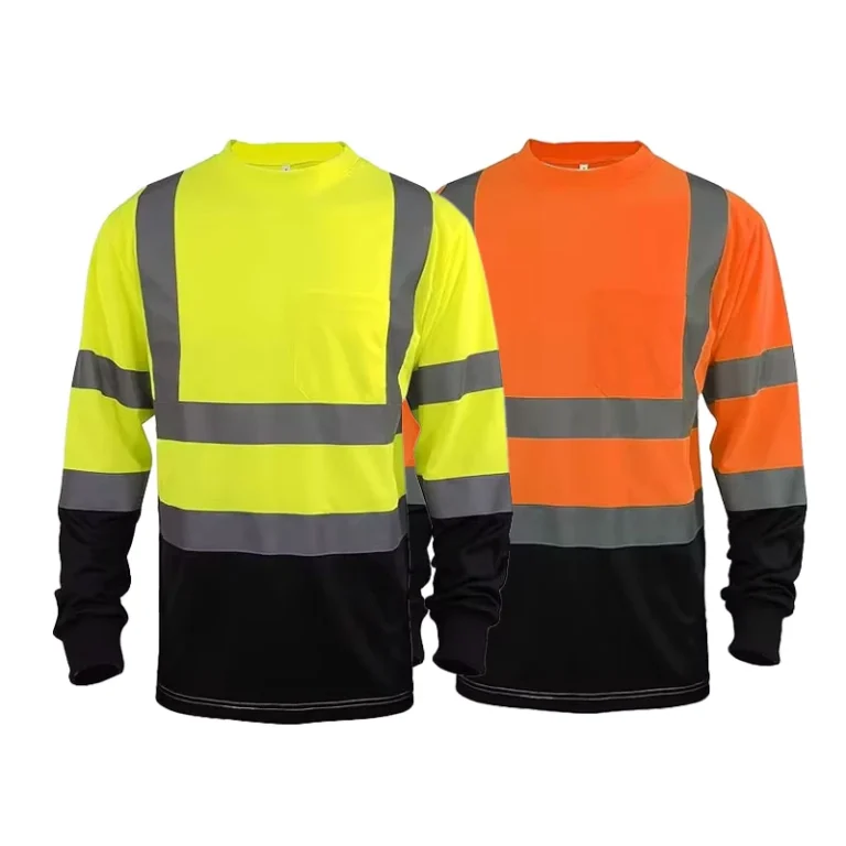 Class-3-T-Shirt-Reflective-Safety-Work-Wear-Polyester-Construction-Shirt-High-Visibility-Long-Sleeve-Work-Shirts-for-Men