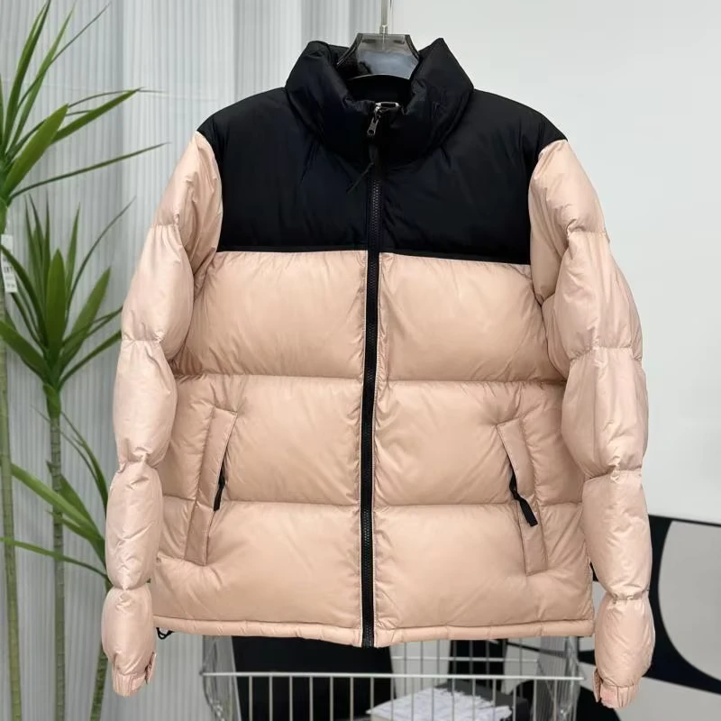 Classic Custom Unisex Plus Size Winter Waterproof Blouson Puffer Long Lightweight Zipper Oversized Face