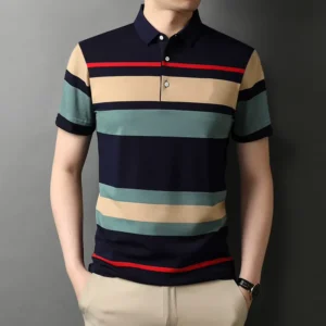 Classic Polo Shirt, Collared, Short Sleeve, Casual and Business Wear