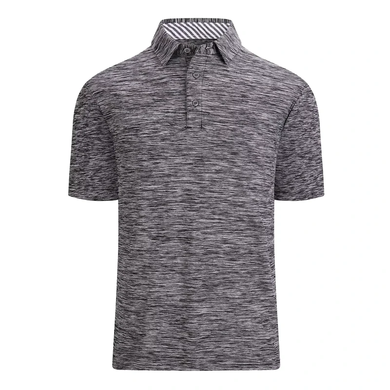 Classic Solid color POLO Shirt for Men Business Casual Collar Short T shirt Summer Breathable Work T shirt