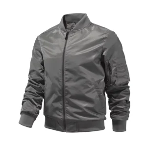 Classic Unisex Sportswear Baseball Jackets Windproof Coat Teen Boy Customized Blank Flight Bomber Jacket