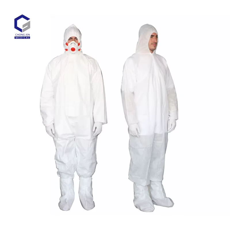 Cleaning Food Processing Disposable Coverall Suit