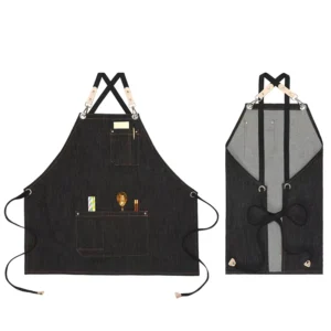 Cleaning Gadgets Kitchen Apron for Restaurants Custom logo Barista Chef Uniform Work Bar Cafes Shop Kitchen Restaurant Apron