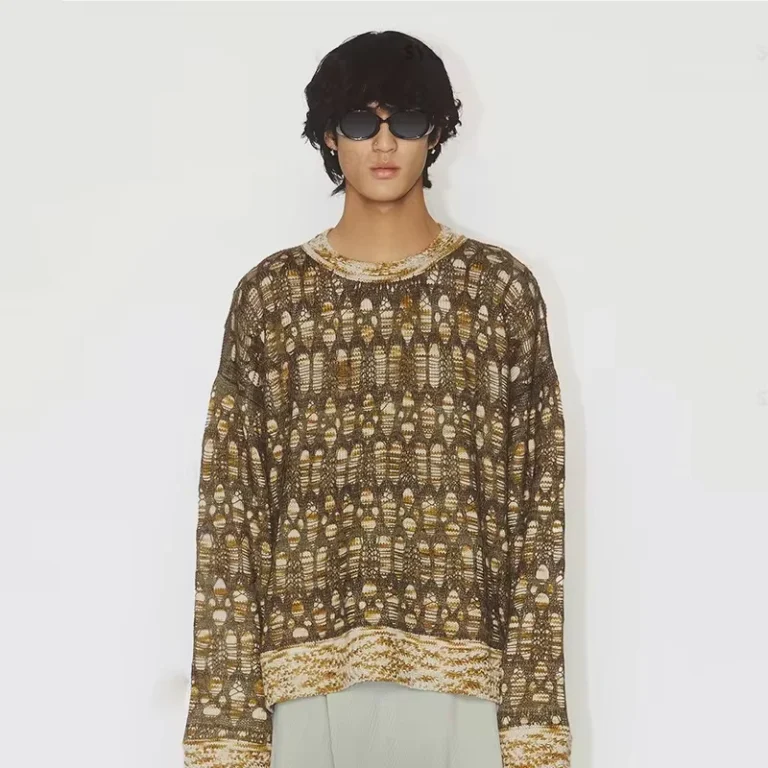 Clothing-Custom-High-Quality-Loose-Fit-Distress-Drop-Shoulder-Fashion-Trendy-Design-Knitted-Sweater-for-Men