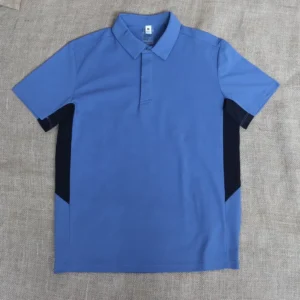 Clothing Manufacturer OEM Short Sleeve Color Block Breathable Sports Polo T-Shirt Men’s Business Golf Polo Wear Custom