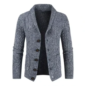 Clothing Manufacturers Custom Men’s Sweaters Winter Knitted Casual Cardigan Men Sweater