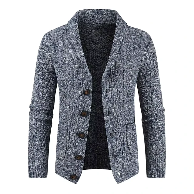 Clothing Manufacturers Custom Men's Sweaters Winter Knitted Casual Cardigan Men Sweater