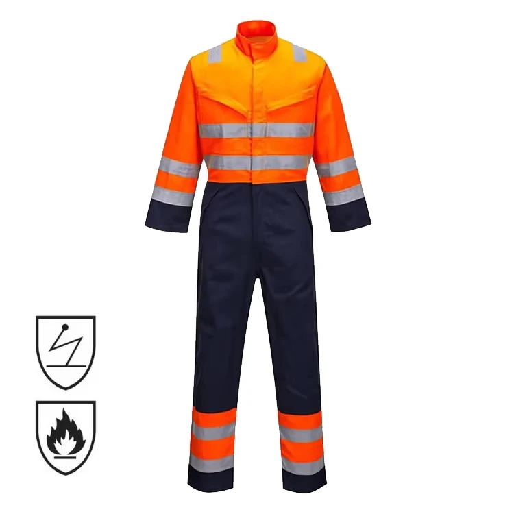 Coal Mining Rigging Reflective Safety Anti Static FR Flame Retardant Coverall