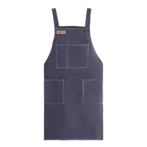 Coffee Shop Chef Restaurant Leather Denim Cotton Canvas Apron with Bib