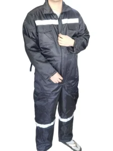 Coldstrage Black Warm Freezer Overall Nylon Waterproof Safety Coverall