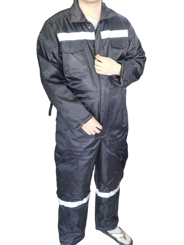 Coldstrage-Black-Warm-Freezer-Overall-Nylon-Waterproof-Safety-Coverall