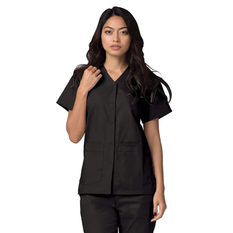 Colorful-Anti-Wrinkle-Elastic-Spandex-Rayon-Spa-Therapist-Beauty-Salon-Uniform-Tunic