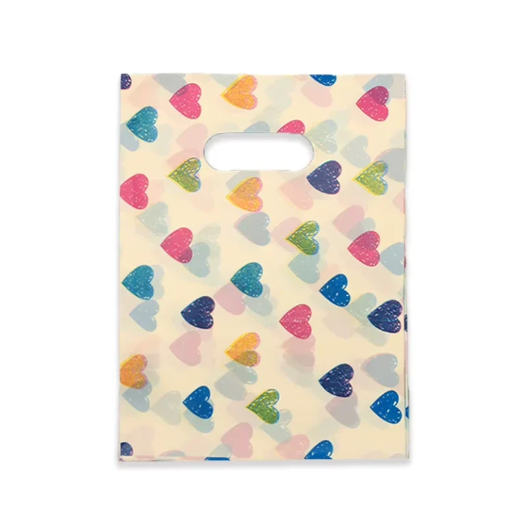Colorful-Glitter-Heart-Print-Plastic-Shopping-Bags-with-Die-Cut-Handles-Valentines-Day-Gift-Bags