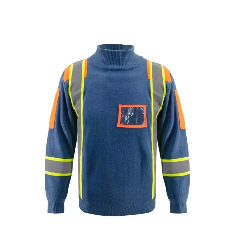 Comfortable-Breathable-Winter-High-Visibility-Security-Reflective-Safety-Sweater