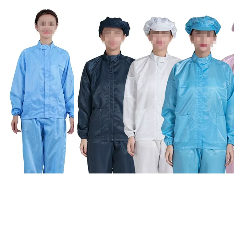 Comfortable-Cleanroom-ESD-Lab-Clothing-Antistatic-Working-Clothes-Jacket-Pants-Suit