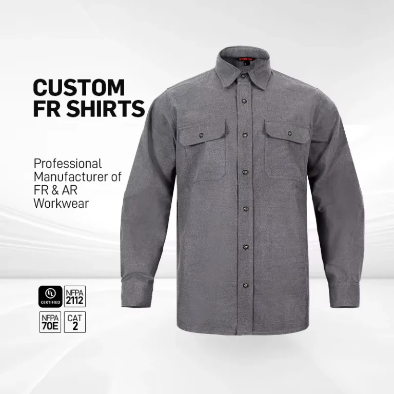 Comfortable-High-Quality-Flame-Resistant-FR-Cotton-Construction-Work-Wear-Shirt-Flame-Retardant-Long-Sleeve-Fr-Shirt-for-Workers