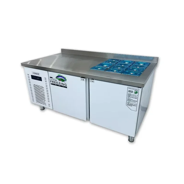 Commercial-Frost-Free-Double-Door-Display-Refrigerator-Energy-Saving-2-8-Temp-Range-500-1500W-Power-1-Year-Warranty-Hotels