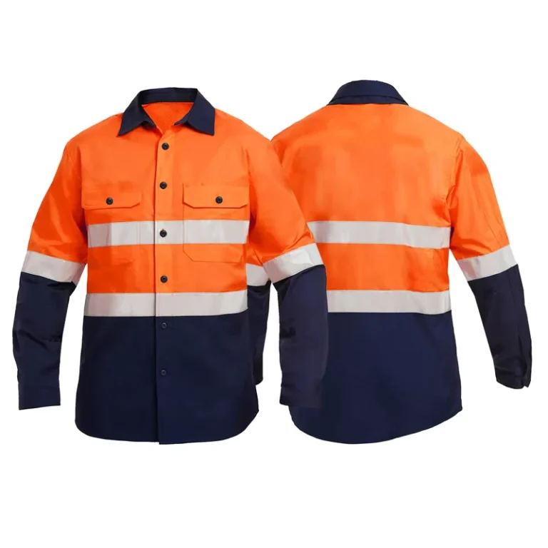 Construction-Engineer-Worker-Security-Reflective-Safety-Hi-Vis-Work-Shirt