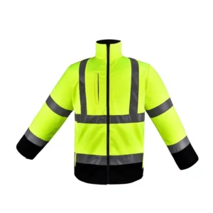 Construction Hi Vis Reflective Winter Work Jacket Hoodie for Outdoor Work
