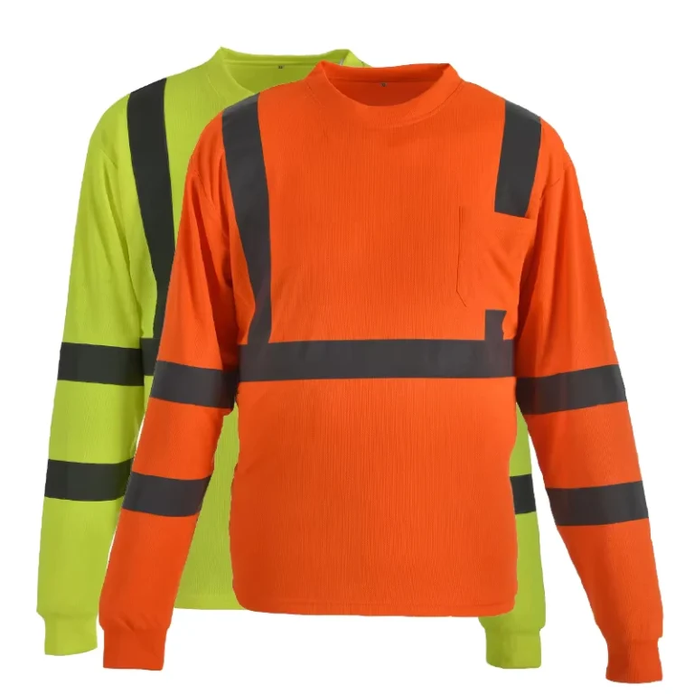 Construction-Road-Long-Sleeve-EN-ISO-20471-Ansi-Class-2-Hi-Vis-Reflective-Road-Safety-Polo-T-Shirt-Men