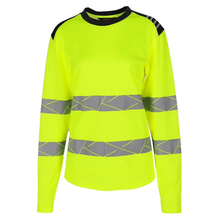 Construction-T-Shirts-Long-Sleeve-Workwear-Hi-Vis-Fabric-Reflective-Clothing-Man-Workwear-Shirt