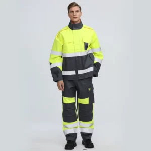 Construction Uniforms Flame Resistant Fireproof Hi Vis Reflective Clothing Welding Suits Fire Retardant Suit