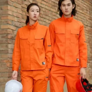 Construction Work Clothes Long Sleeved Mechanic Workwear Set Corporate Work Uniforms Supplier