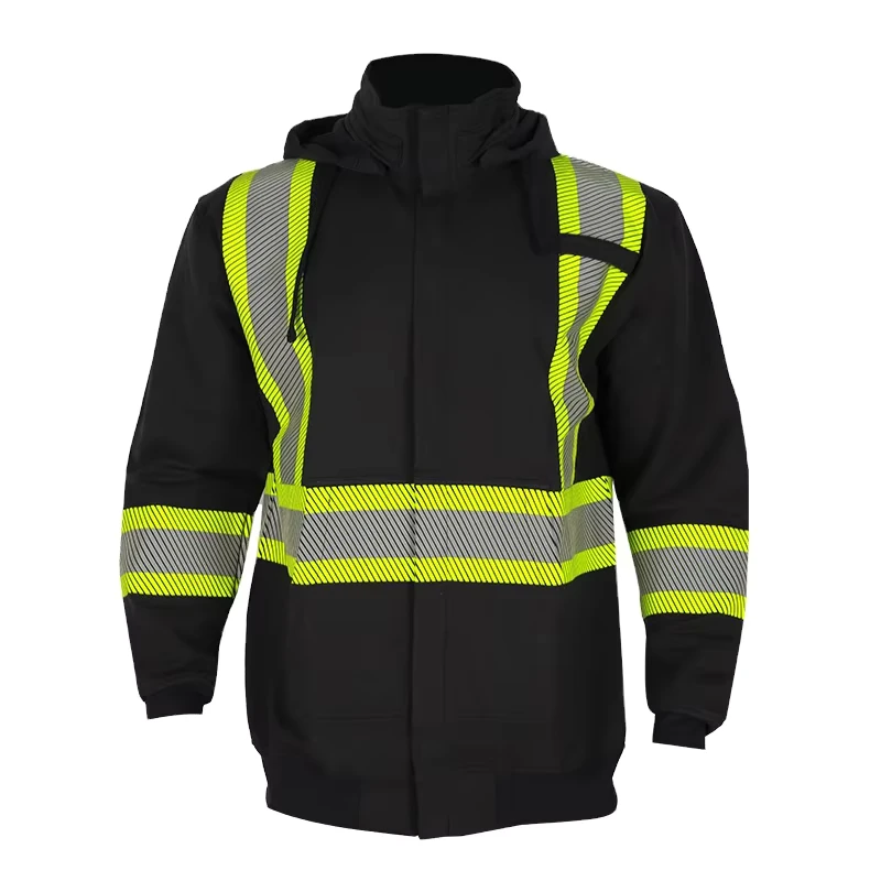 Construction Working Sweater Construction Working High Visibility Security Gear Safety Hoodies Hooded Pullover