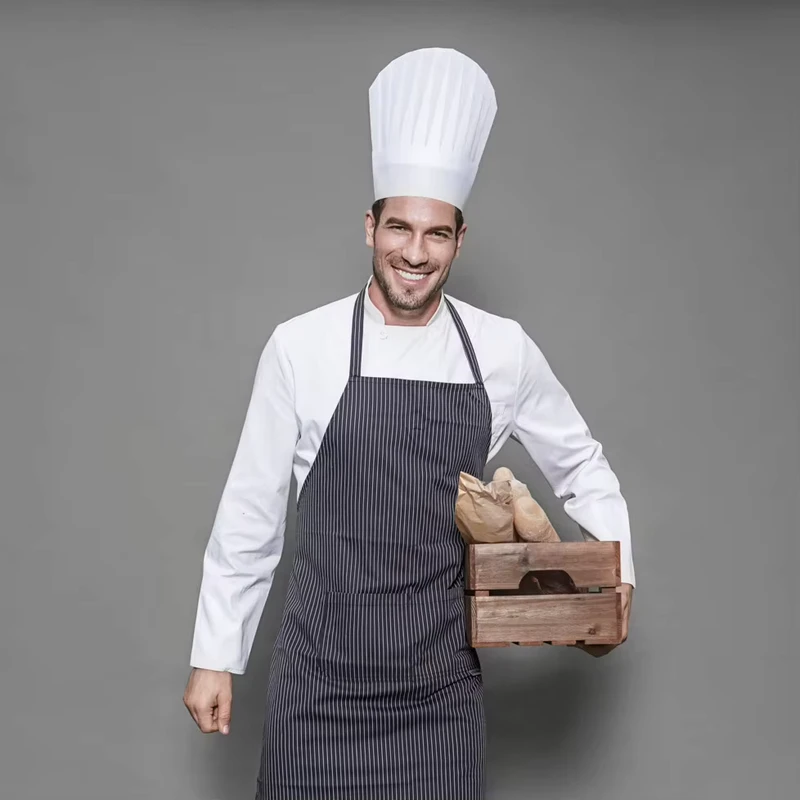 Cook Uniform Kitchen Work Uniform Chef Coat for Restaurant Workwear