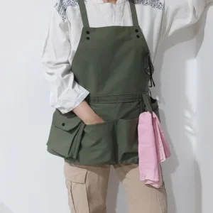 Cooking Kitchen Waist Apron Shirt Vest Work Uniform for Nail Salon