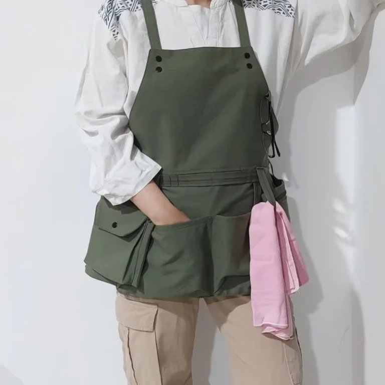 Cooking-Kitchen-Waist-Apron-Shirt-Vest-Work-Uniform-for-Nail-Salon