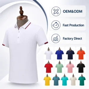 Cool Touch Men’s Polo Shirts Custom Printing Logo Cost Effective Team Workplace Activities Golf Versatile Shirts for Men