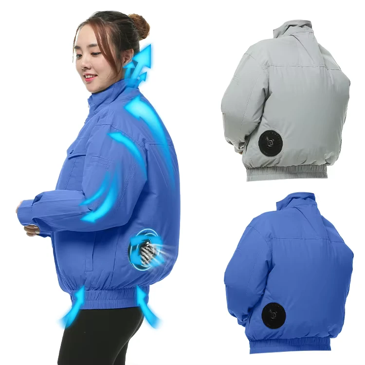 Cooling-Air-Conditioning-Clothing-Fan-Cooling-Clothing-Men-Heat-Resistant-Work-Freezer-Wear-Clothes-Cooler-Jacket-With-2-Fan