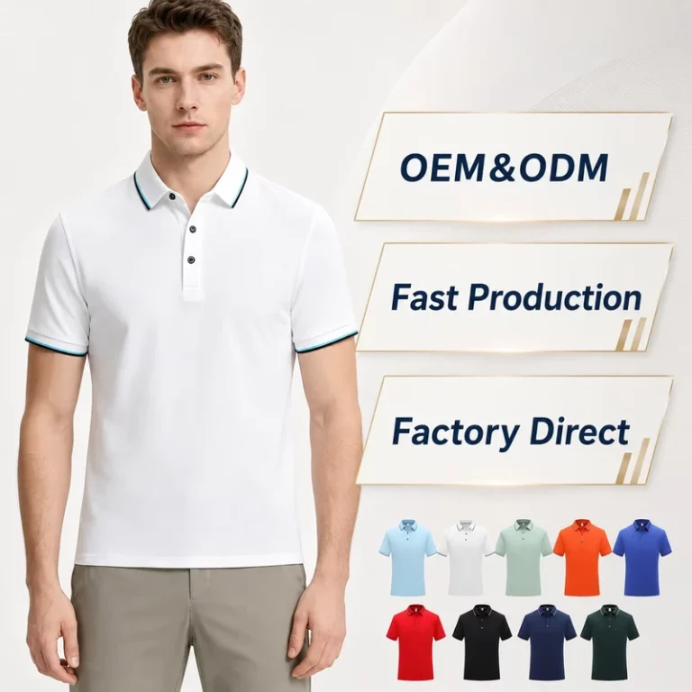 Corporate-Cool-Touch-Polo-Shirts-Custom-Logo-Cotton-Spandex-Blend-Breathable-Smooth-Business-Casual-Elegant-Manufacturer