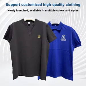 Corporate Uniform Solid Color Breathable Quick-Dry Cotton T-Shirt Factory Direct