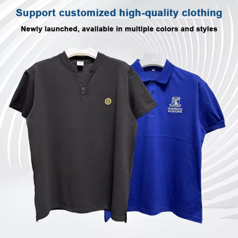 Corporate-Uniform-Solid-Color-Breathable-Quick-Dry-Cotton-T-Shirt-Factory-Direct