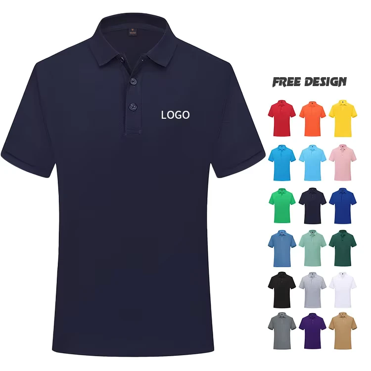 Cost effective Men's Work Polo t Shirts Custom Embroidered logo Cotton Fabric Uniform Polo Shirt