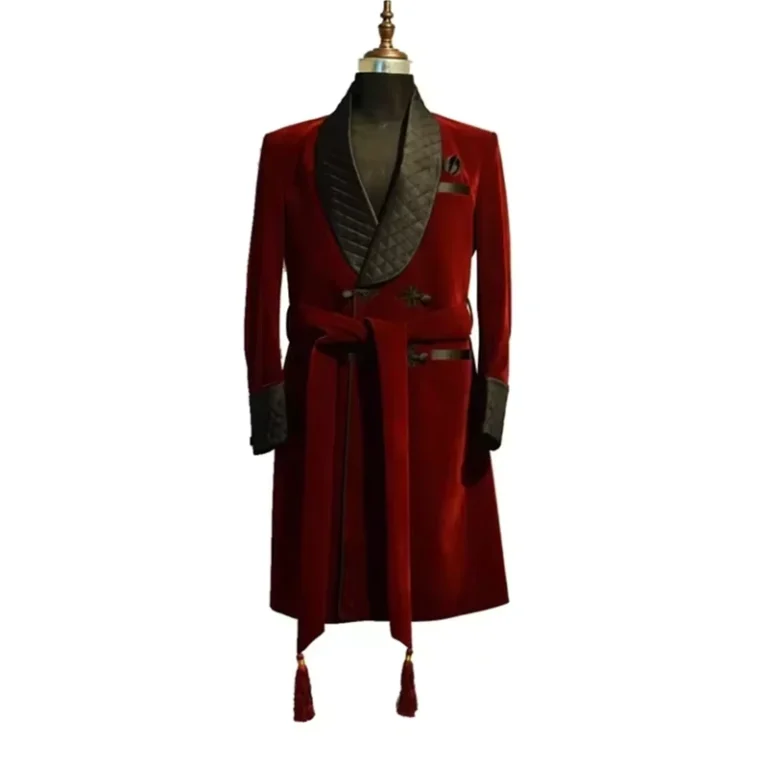Costume-Homme-Red-Long-Velvet-Mens-Suits-Double-Breasted-Dinner-Jacket-Velvet-Wedding-Tuxedos-Groomsman-Coat-Blazer-Only-1-Piece